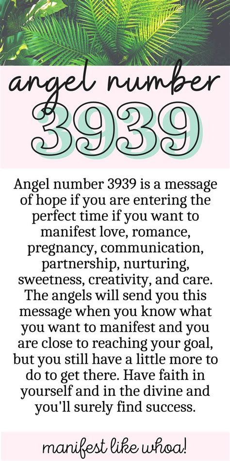 3939 angel number meaning|Angel Number 3939 Meaning: Living Up To Your Dreams